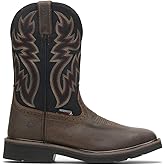WOLVERINE Men's Rancher Waterproof Steeltoe Square Toe 10in Wellington Work Boot