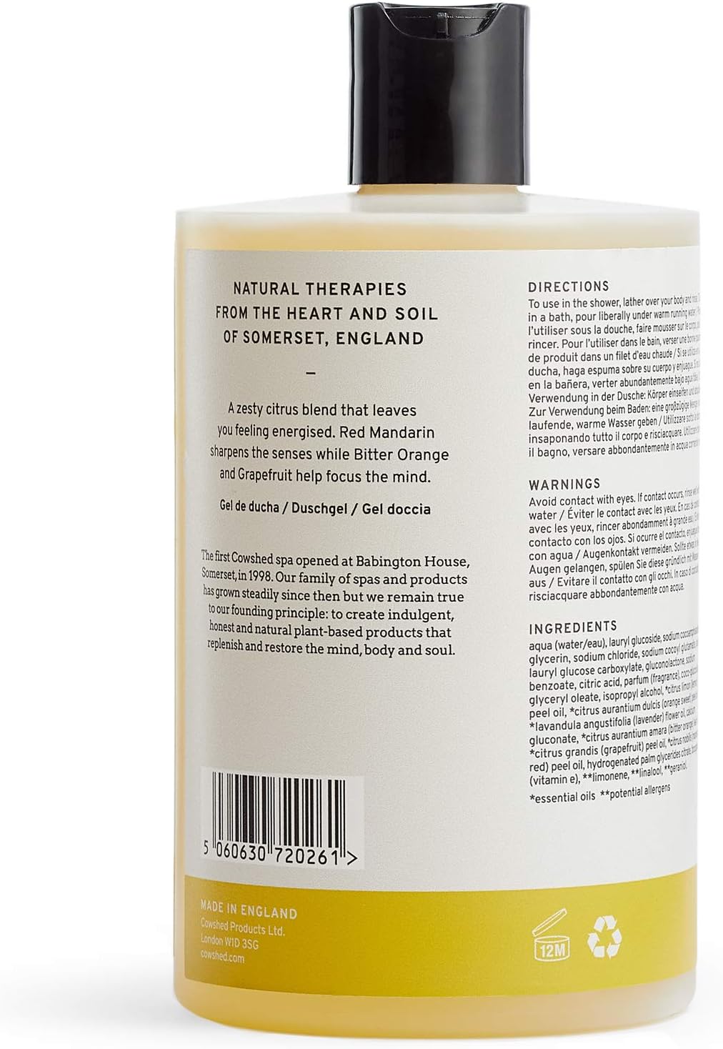 Cowshed Replenish Uplifting Bath & Shower Gel, 500 ml BigaMart