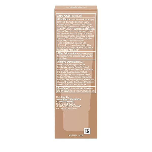 NEUTROGENA PURESCREEN+ TINTED SUNSCREEN FOR FACE WITH SPF 30, BROAD SPECTRUM MINERAL SUNSCREEN WITH ZINC OXIDE AND VITAMIN E, WATER RESISTANT, FRAGRANCE FREE, MEDIUM, 1.1 FL OZ