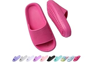 ORTHOSHOES Cloud Slides for Kids,Girls Boys Comfy Thick Sole Pillow Slippers Non-Slip Shower Bathroom Sandals Summer Beach Shoes for Little/Big Kids