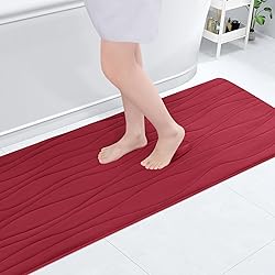 Buganda Memory Foam Bathroom Rug Mat 47x17, Extra