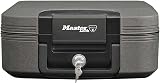 Master Lock Fireproof Waterproof Safe Box 7.8L with Key 16.8in x 39.1in x 36.3in view 2