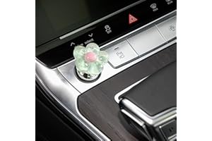 86 V THE BUTCHER Push to Start Button Cover，Engine Start/Stop Resin Flower Starter Cover (for Decorative Accessories) (Transparent Green)
