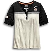 Harley-Davidson Women's H-D Racing Short Sleeve Henley - 99136-19VW