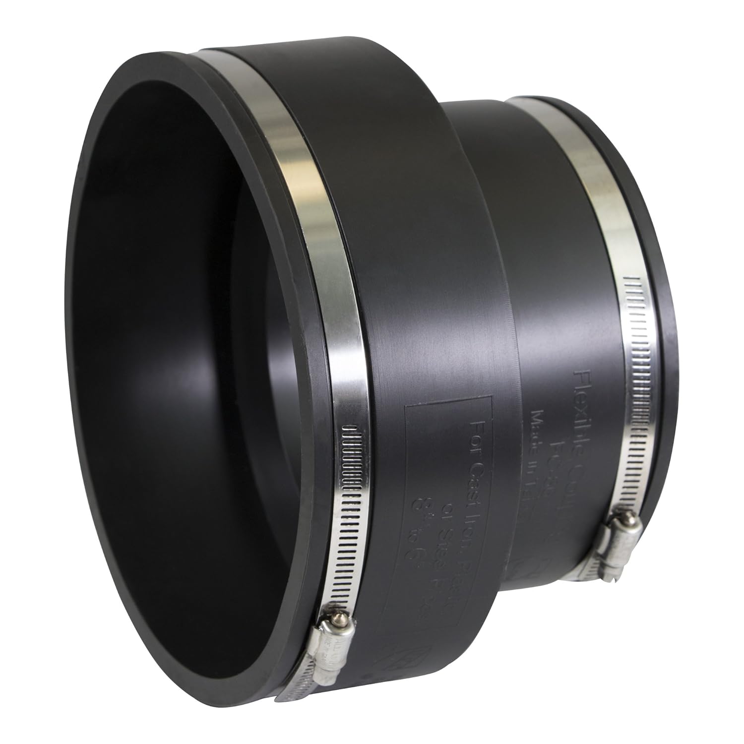 EVERCONNECT 4840 Flexible Pvc Reducing Rubber Coupling with Stainless