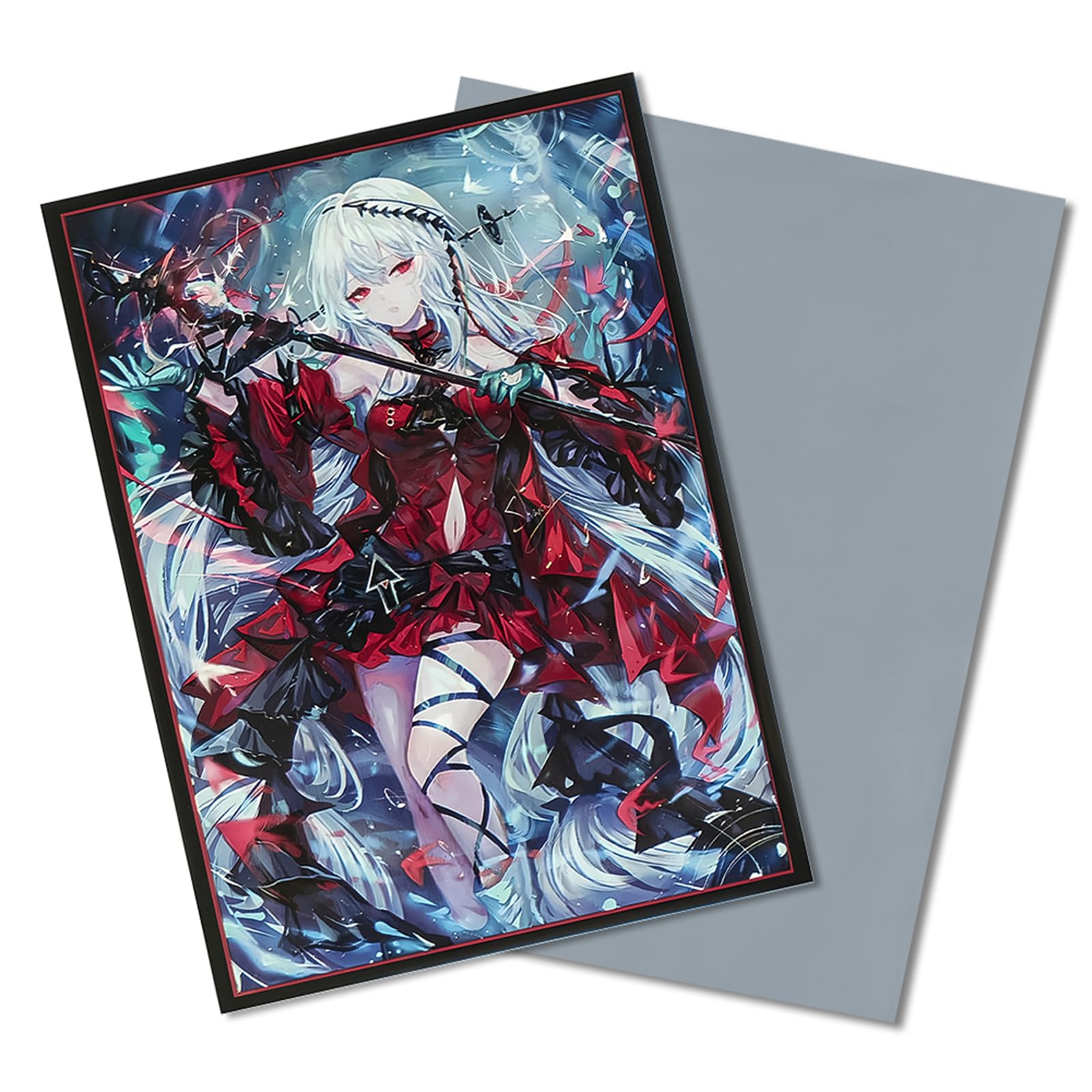 60 PCS 67 mm x 92 mm Card Sleeves Anime Card Sleeves Trading Card Sleeves Protective Card Sleeves Top Loading Card Sleeves for PTCG/MTG/TCG