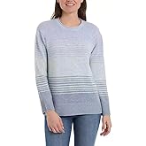 Ella Moss Women's Crew Neck Marled Pullover Sweater