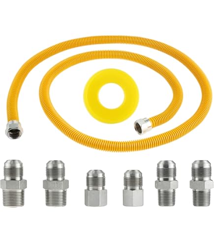 Whitecap Industries Gasschlauch-Deckfill Mit Spritzschutz – Für 1-1/2" Frischwasser-Installation