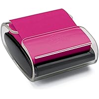 Post-it Pop-up Notes Dispenser, 3x3 in, Black Base Clear Top, Pack includes dispenser and a 45-Sheet Pad of Pop-up Notes (WD-