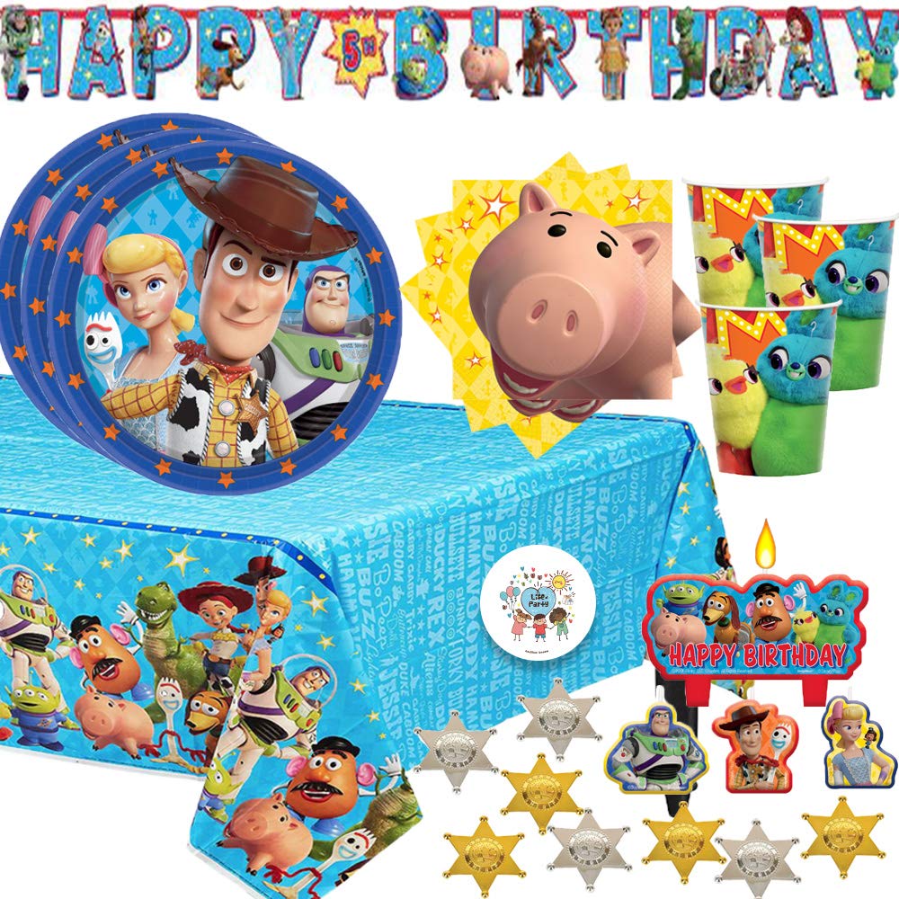 Toy Story 4 Birthday Party Supplies Pack For 16 With Toy Story