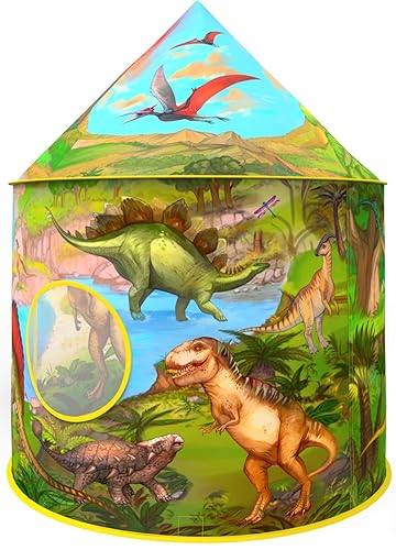 Dinosaur Play Tent Realistic Dinosaur Design Kids Pop Up Play