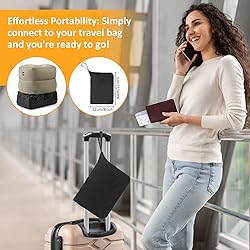 Inflatable Foot Rest Pillow for Travel - Adjustable