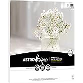 Astrodesigns Crafting Cardstock, 12" x 12", 65 lb/176 GSM, Bright White, 70 Sheets (91522)