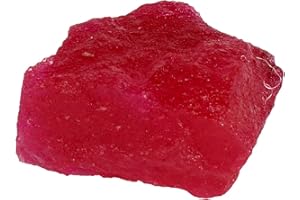 REAL-GEMS Rough Gemstones For Jewelry Making 5.50-308.00 CT Raw Aquamarine | Ruby | Jade | Tanzanite | Opal | Emerald | Obsidian | Lapis Lazuli | Green Ruby | Spinel | Golden Rutilated Crystal Décor