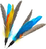 onebarleycorn Cat Toys Feather Refills Replacement Feathers 8 Pack view 6
