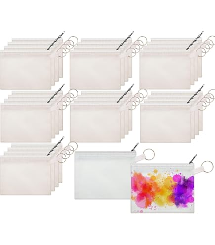 6 Stück Baumwoll-Beutel Mit Reißverschluss – Ideal Für Kosmetik, Schmuck & Kleingeld
