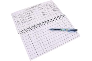 BANDWAGON Large Print Check Register - 10" x 5.5" - Easy to Read Checkbook Ledger