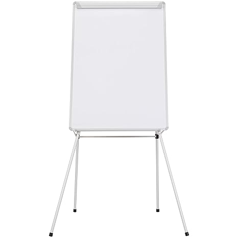 Amazonbasics Dry Erase Presentation White Board Easel 29 X 42 Inch 4 Legs Silver