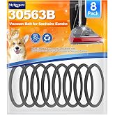 8 Pack Vacuum Belts Compatible with Sanitaire Commercial Upright SC679 | Round Belt Compatible with Eureka Vacuum Cleaner,Replace Parts 30563B, 30563A