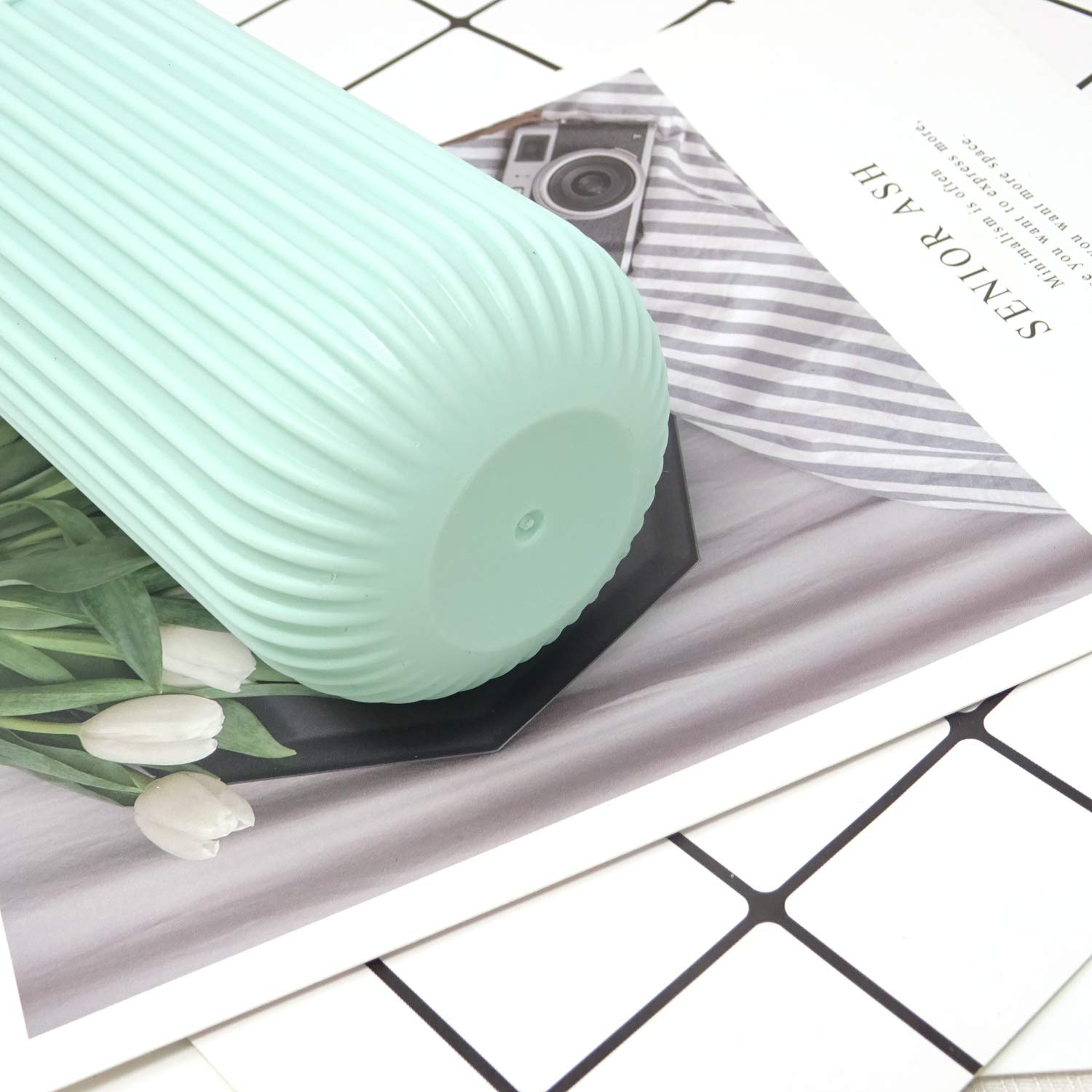 Honbay Portable Plastic Toothbrush Toothpaste Cup Case Box Holder Container for Travel (Green): Beauty