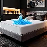 OhGeni Waterproof Mattress Protector, California King Size Fitted Sheet with Deep Pocket,6''-18'' Washable Hypoallergenic Mattresses Cover,Noiseless Soft Mattress Pad,Comfort for 6'3",Pee & Dirt-proof