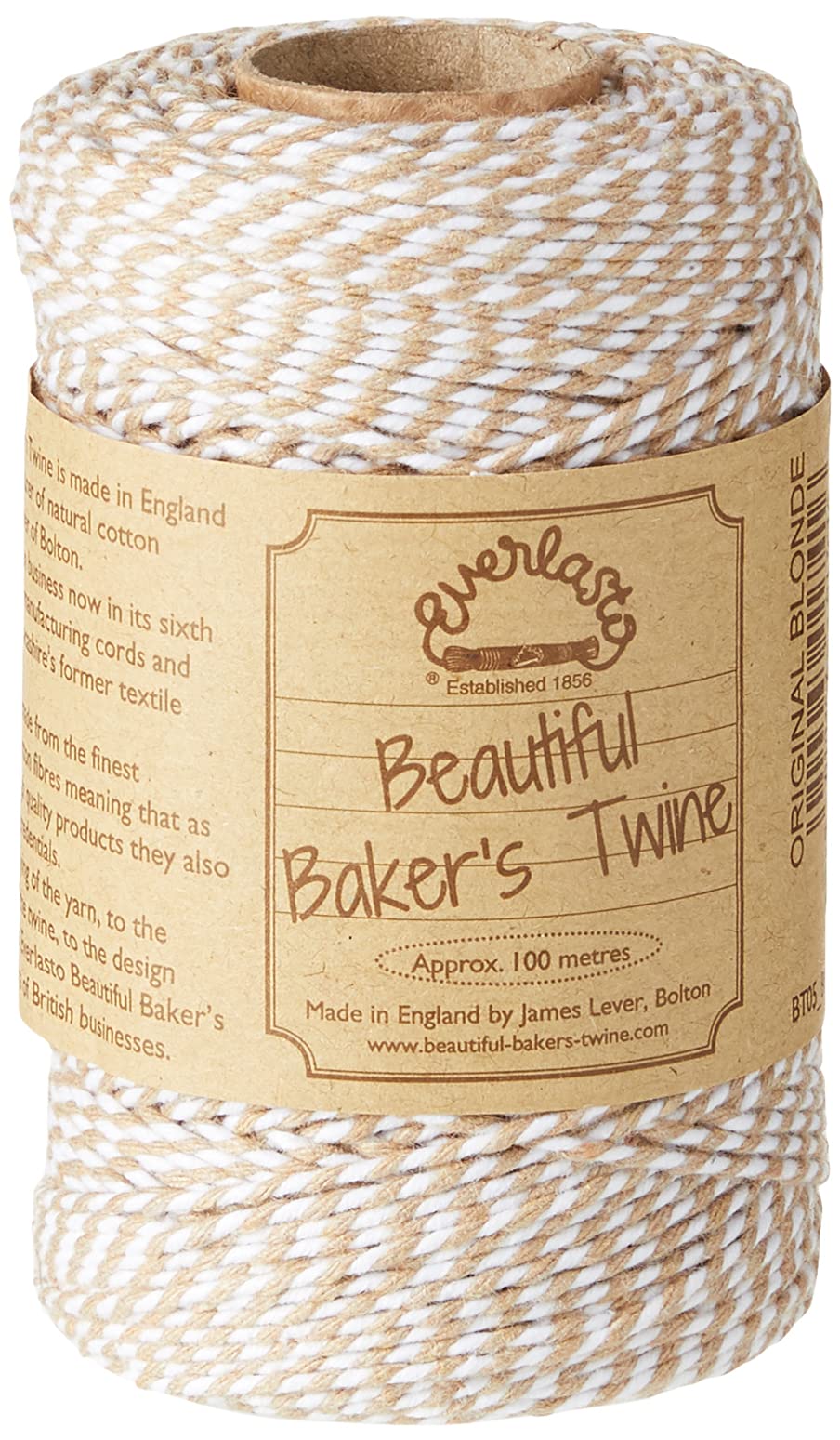 100m - Everlasto Original 'Beautiful Bakers Twine' (2mm approx) (Blonde)