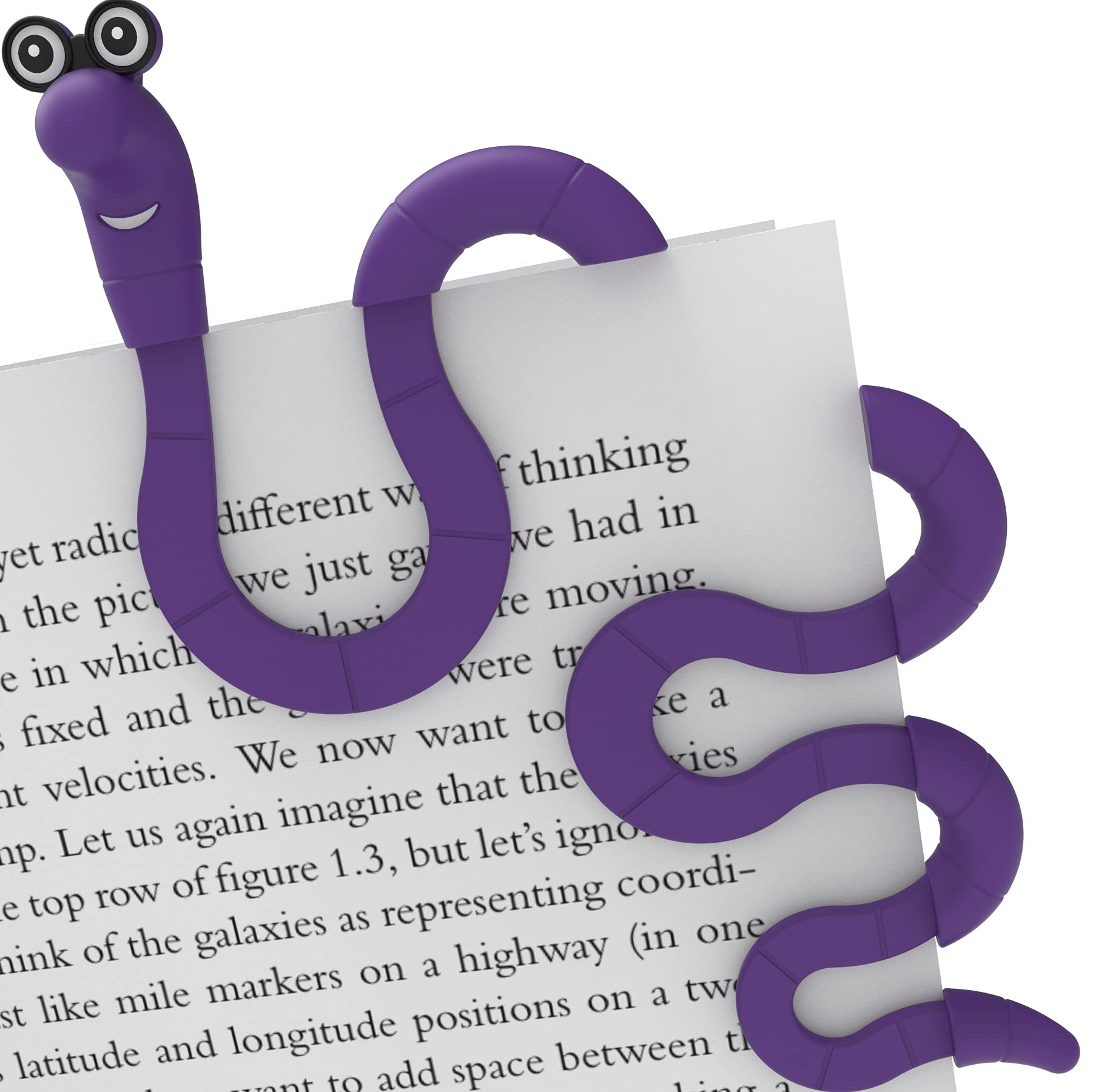 Artori Design Bookmark for Kids - Bookmarks for Women - Bookmarks for Men Wally Clip Bookmark (Purple)