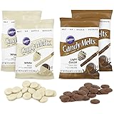 Wilton Light Cocoa & White Candy Melts Multi Pack, Baker & Decorator Bundle, 2109-4266