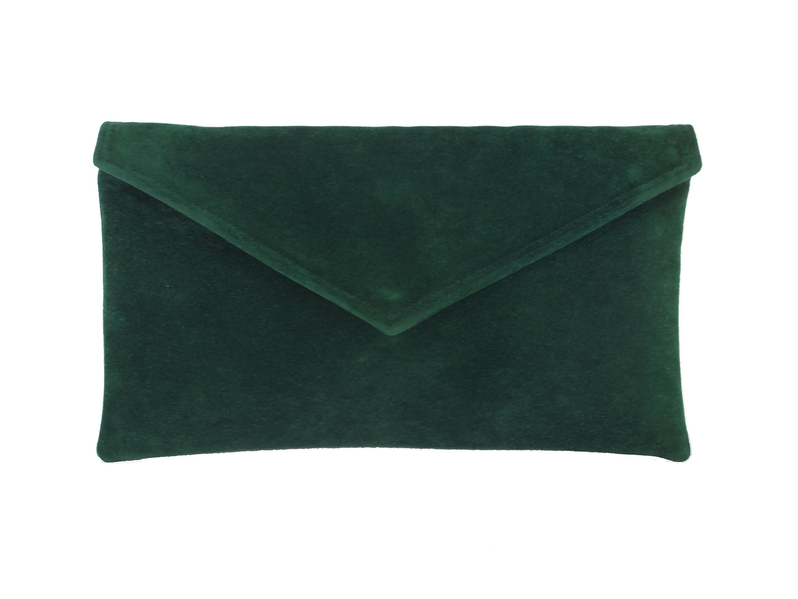 LONI Clutch/Shoulder Bag Faux Suede Handmade in The UK