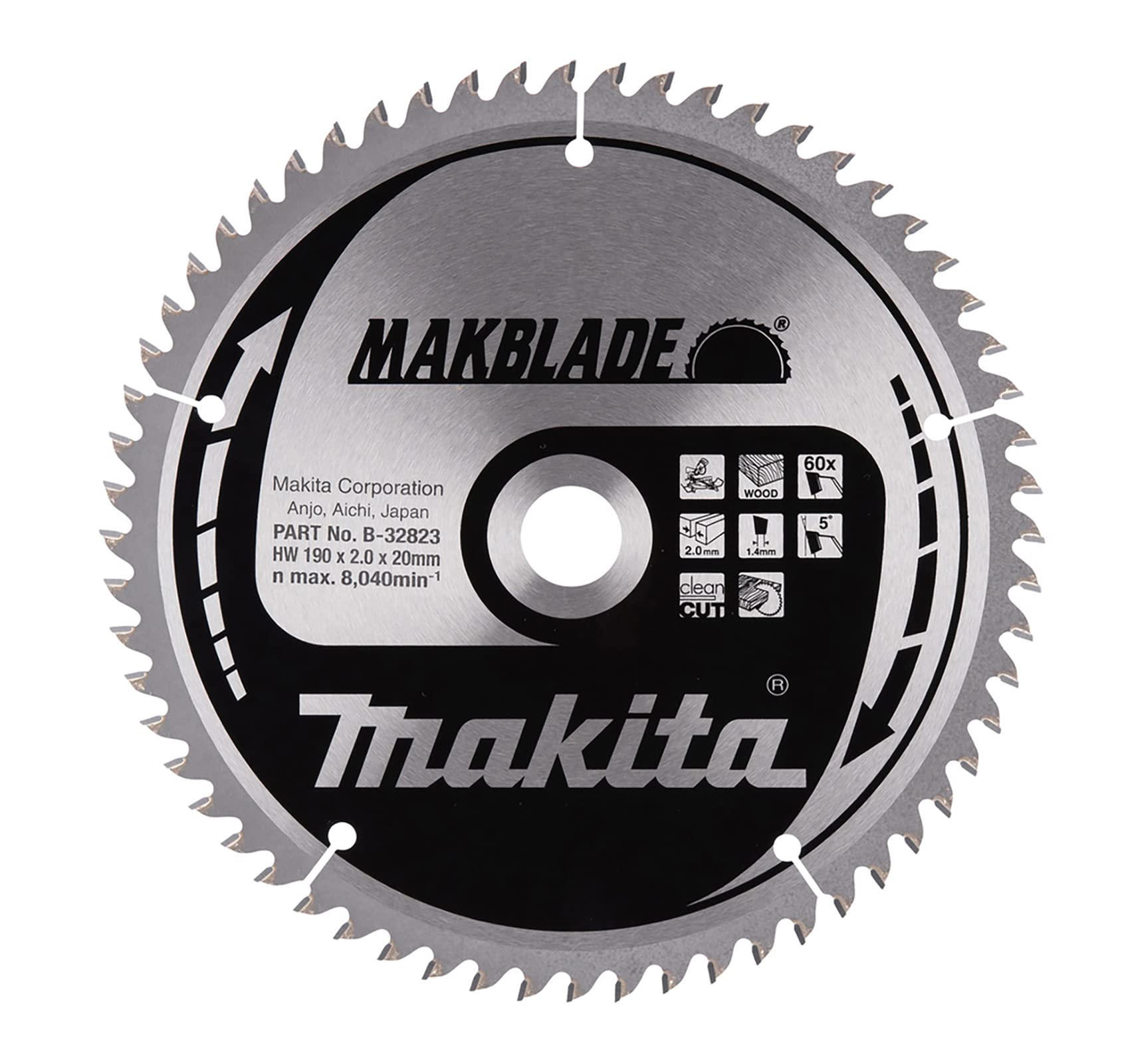 Makita B-32823 Makblade 190x20x60T