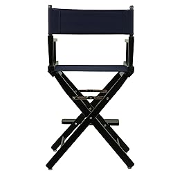 Casual Home 24" Director's Chair Black Frame-with