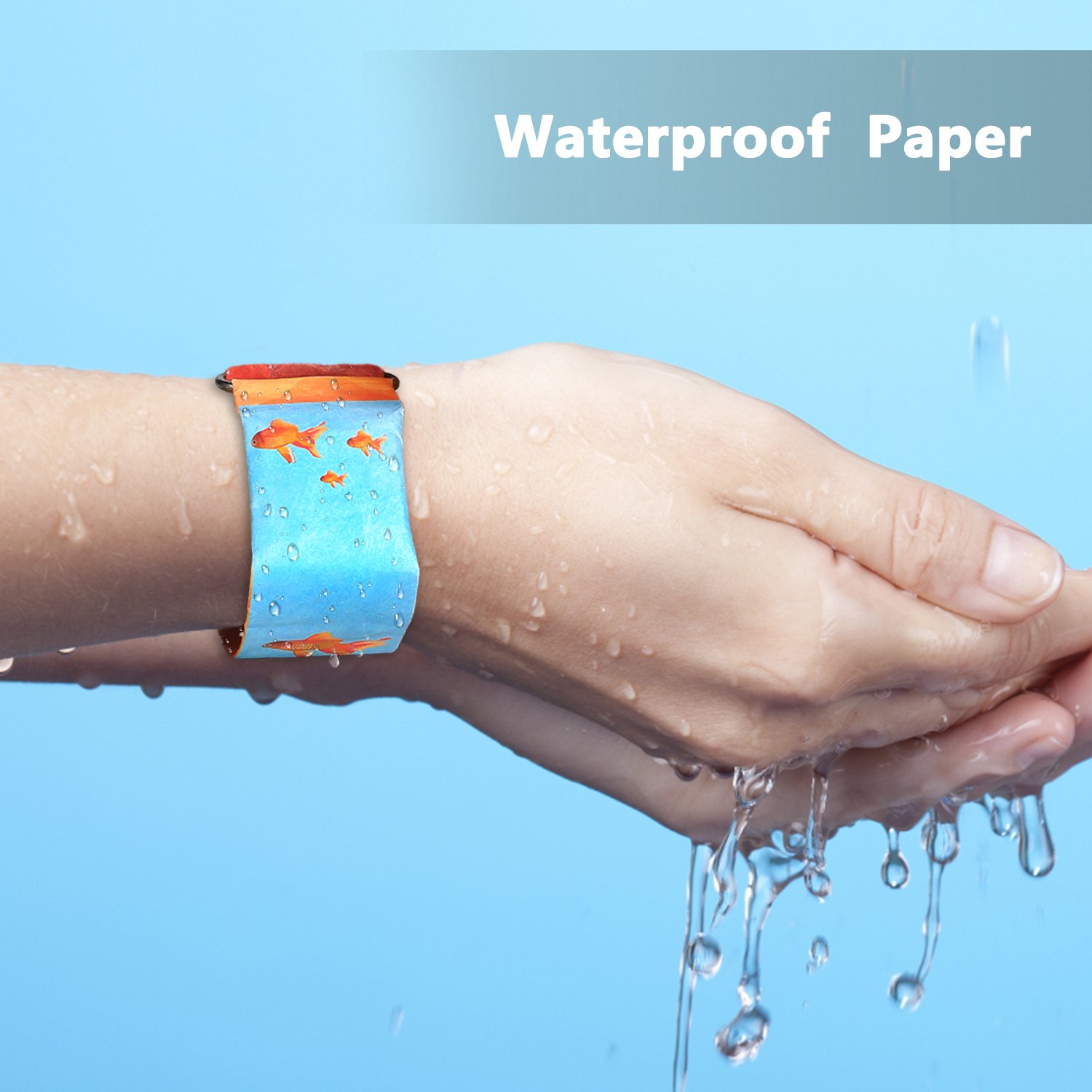 Digital Wrist Watch, Cinsey Waterproof Paper Watch with Magnetic System for Men, Women, Boys, Girls and Kids. Super Light Durable Creative Smart Watch