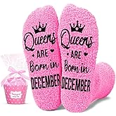 HAPPYPOP Birthday Gifts Ideas for Mom - Pink Month Birthday Socks for Women