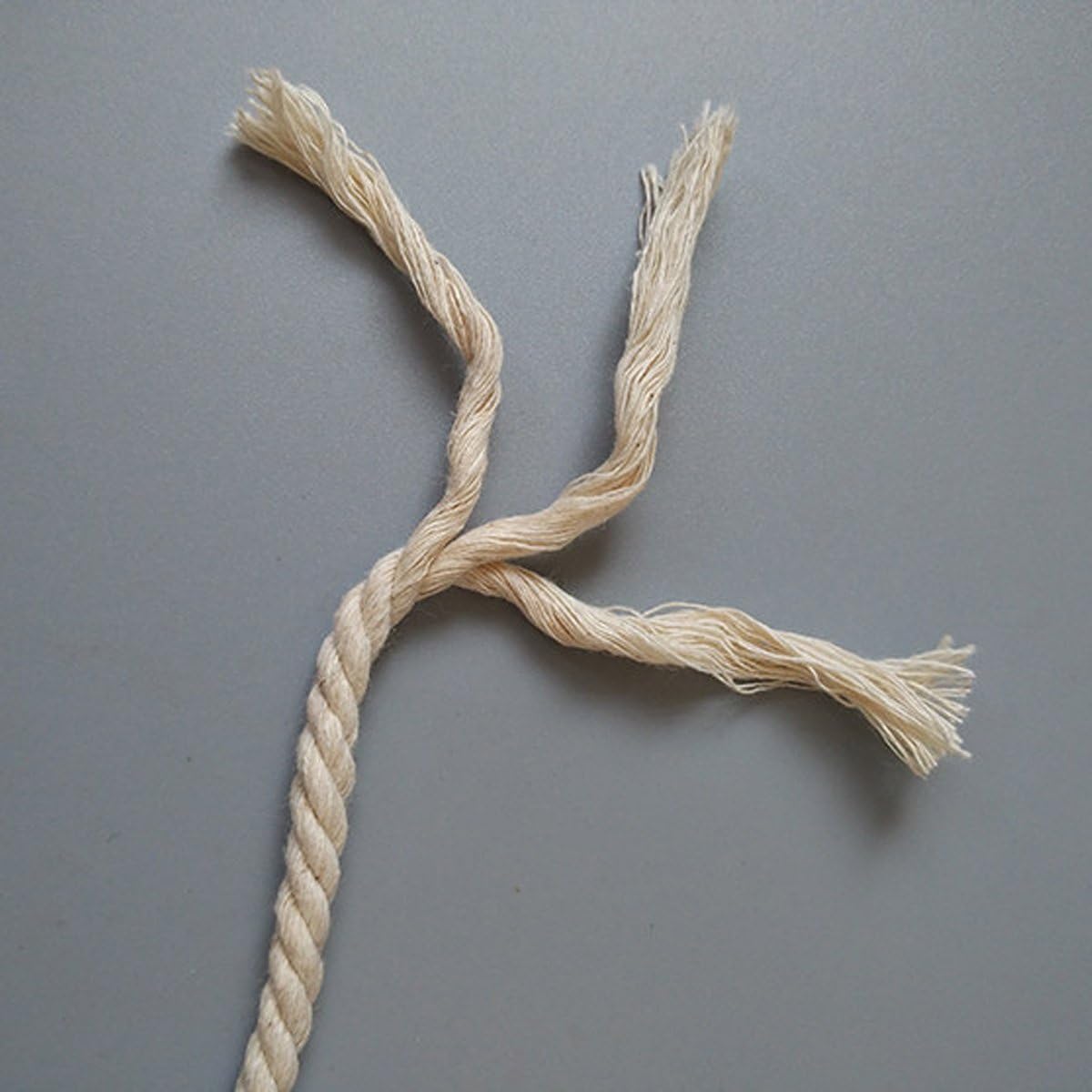 PYJTRL 100% Natural Cotton Twisted Rope 1/12", 1/8", 1/6", 1/5" (2mm(1/12Inch x 165Feet)) : Garden & Outdoor