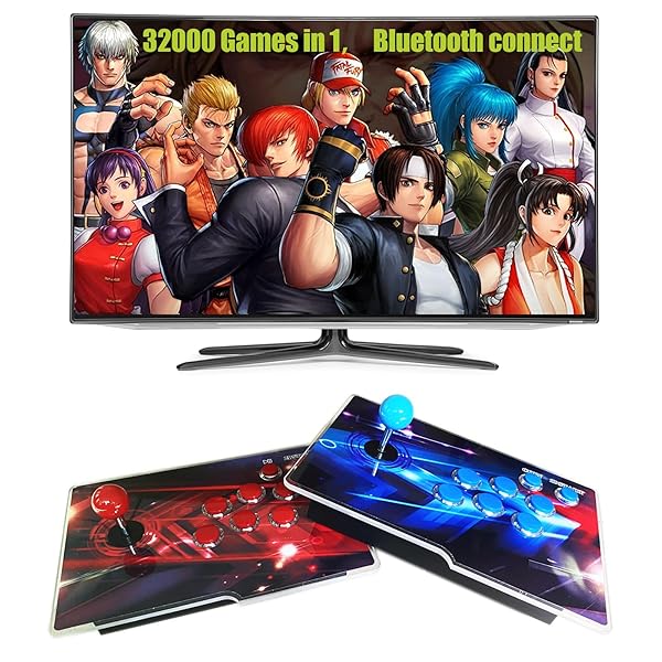 AKAXI PANDORA BOX CONSOLE 32000 ARCADE GAMES IN 1,RETRO GAME MACHINE FOR TV PC PROJECTOR, SUPPORTS UP TO 4 PLAYERS, FULL HD OUTPUT, SEARCH, SAVE, HIDE, FAVORITES LIST