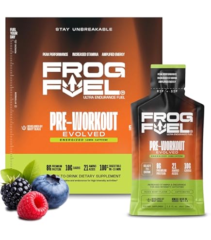 Amazon.com: Frog Fuel Power Energized Complete Protein Shot, 15g