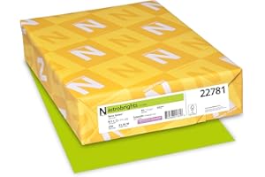 Neenah Astrobrights Premium Color Card Stock, 65-Pound, 8.5 x 11-Inch, 250 Sheets, Terra Green