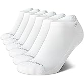 Calvin Klein Womens No Show Socks - 6 Pack Lightweight Cotton Blend Cushioned Low Cut Tab Ankle Socks for Sneakers & Loafers