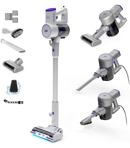 OYSTERBOY Washable HEPA Filter & Roller Brush Replacement For Black+Decker BSV2020G/P Powerseries Extreme Cordless Stick Vacuum