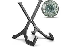 TR-LIFE Plate Stands for Display - 6 Inch Plastic Picture Frame Holder Stand, Easel for Book, Photo, Sign, Plaque, Decor (2 Pack)