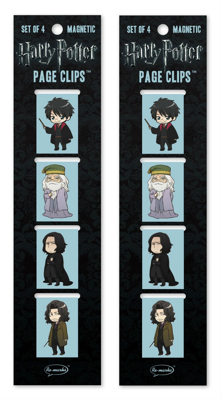 Buy Remarks Harry Potter Anime Hogwarts Page Clips (2 Pack