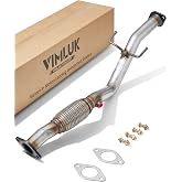 VIMLUK 28610-1G300 Exhaust Flex Pipe for Accent 06-11 &amp; Rio 1.6L 53725 | Direct-fit front flex exhaust pipe for 06-11 Hyundai Accent &amp; 10-11 Kia Rio 1.6L. Replaces OEM 28610-1G300. 304 flex joint
