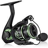 Piscifun Viper X Spinning Reels, Carbon Fiber 33LBs Max Drag, 10+1 Shielded BB, Saltwater Freshwater Spinning Fishing Reel, 5.2:1/6.2:1, 500, 1000, 2000, 3000, 4000, 5000 Series