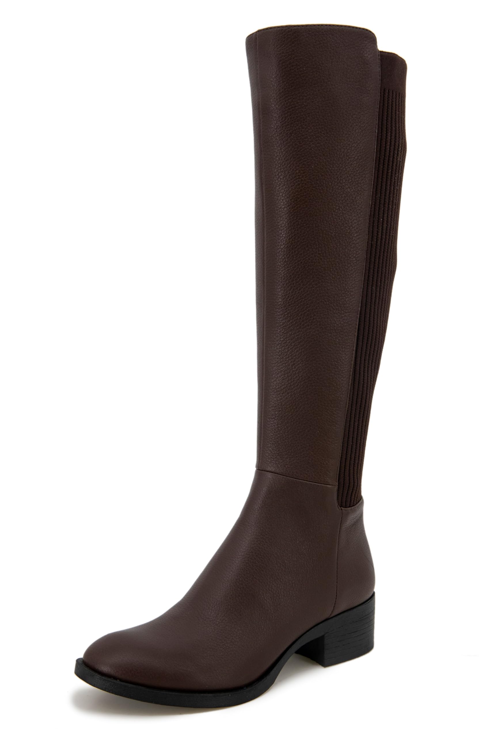 Kenneth Cole New York Women’s Levon Knee High Boot, Chocolate Leath, 8 M US