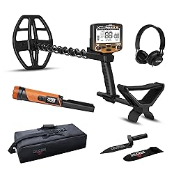DR.ÖTEK Metal Detector for Adults MT12 Set Orange