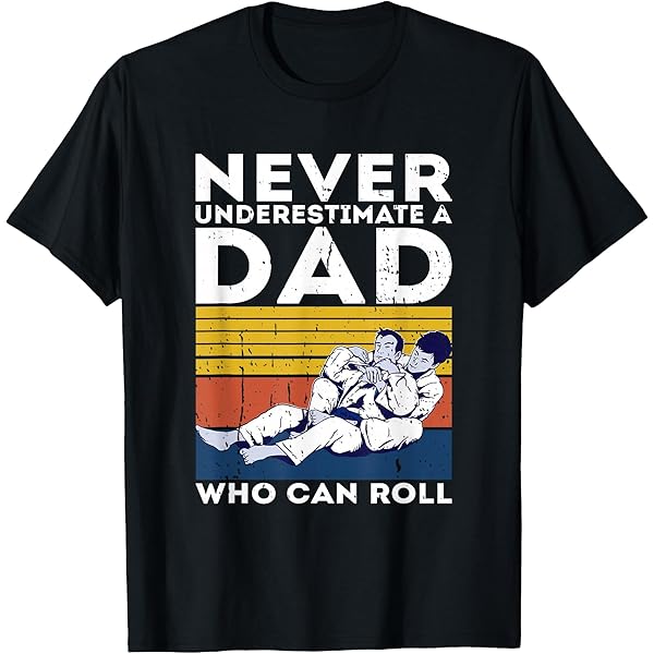 Camiseta Sin Mangas 'Jiu-Jitsu Father' - Diseño Retro Para Papás BJJ, Regalo Grapplers