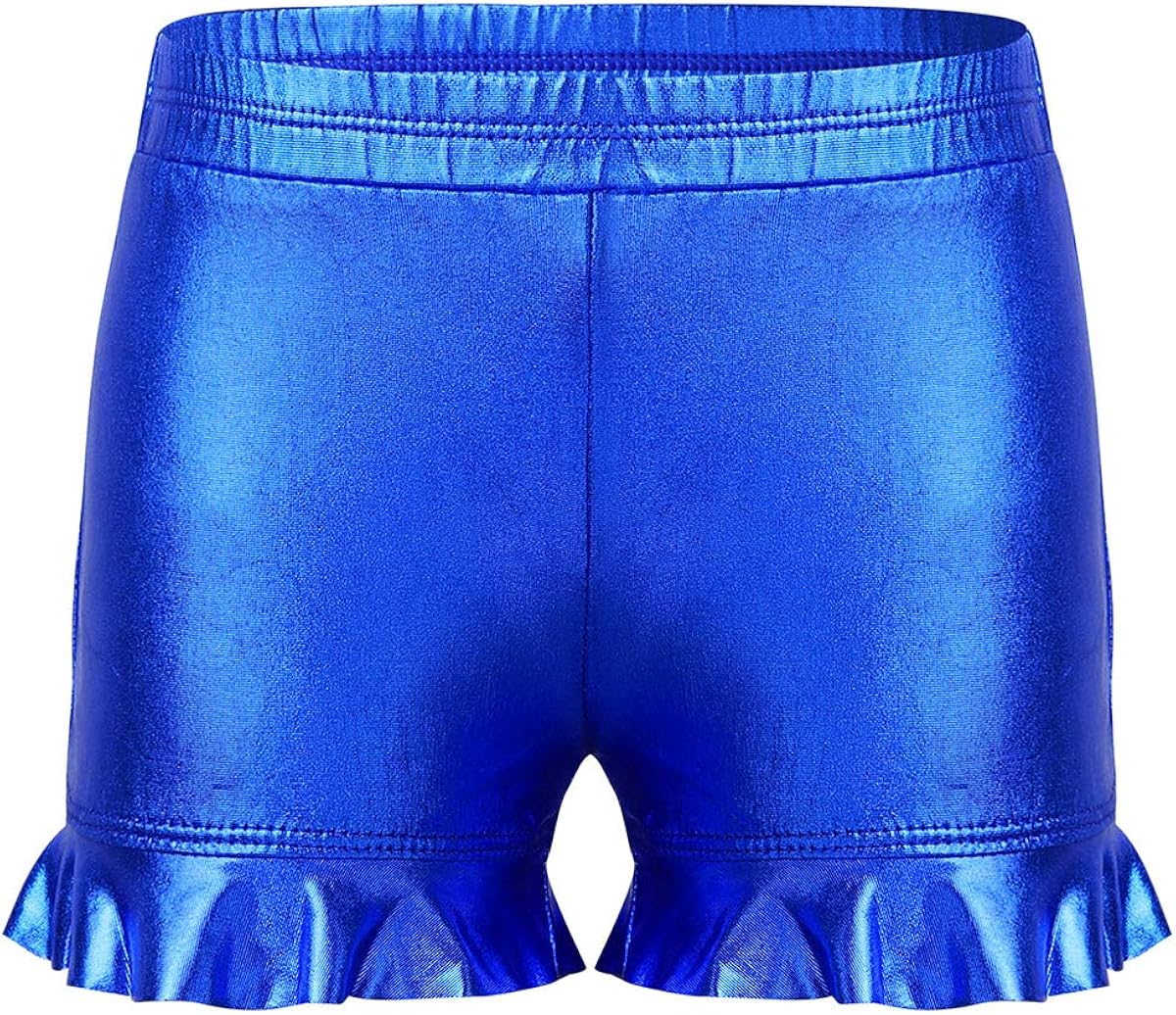 metallic dance shorts