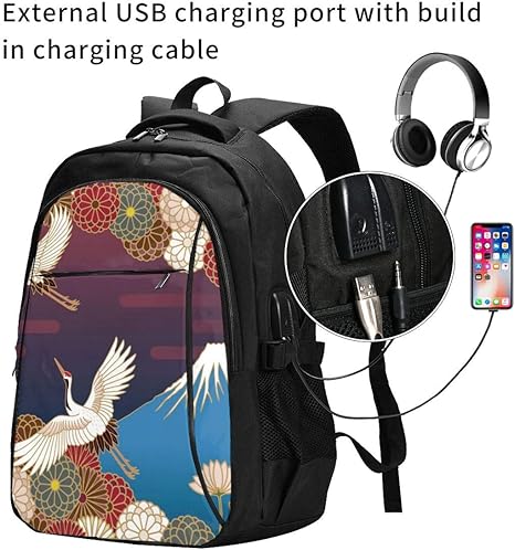 Amazon Co Jp 富士山ツルと菊の花 多機能超大容量リュック ビジネスリュック パソコンリュッ バックパック リュックサックpc収納 軽量 Usbポート バックパック 旅行 通勤 通学 盗難防止 ホーム キッチン Amazon Co Jp 富士山ツルと菊の花 多機能超大容量リュック ビジネスリュック パソコンリュッ バックパック リュックサックpc収納 軽量 Usbポート バックパック 旅行 通勤 通学 盗難防止 ホーム キッチン