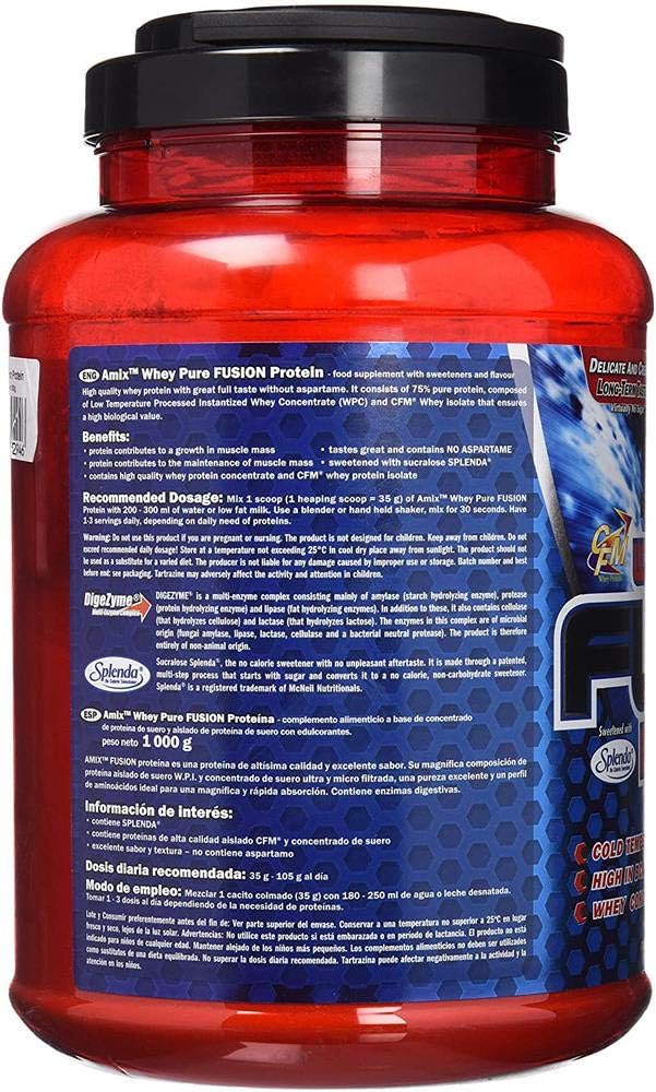 Amix Whey Pro Fusion 111 Chocolate Protein Supplement - Image 4