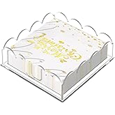 PITBVO Transparent Acrylic Napkin Holder Clear Guest Paper Disposable Hand Towel Dispenser Tray Organizer For Table Home Kitchen Restaurant and Hotel Business